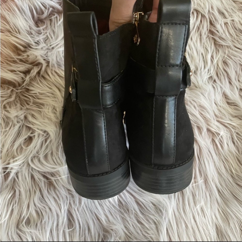 Tommy Hilfiger Irsela Zip Black Ankle Boots - Picture 6 of 6